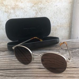 KOMONO “Taylor” white gold unisex sunglasses